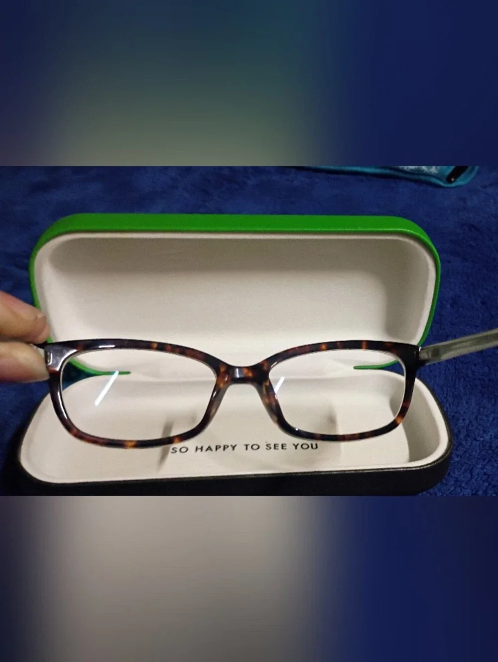 Kate Spade “Jazmine 0X49” Tortoiseshell Glasses